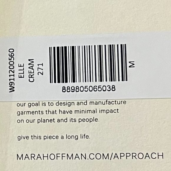 NEW! Mara Hoffman Elle Dress in Cream - Picture 14 of 14